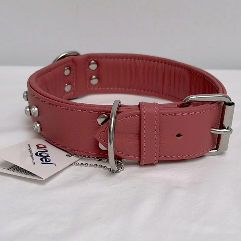 Angel Pet Supplies Studded Crystal Dog Collar